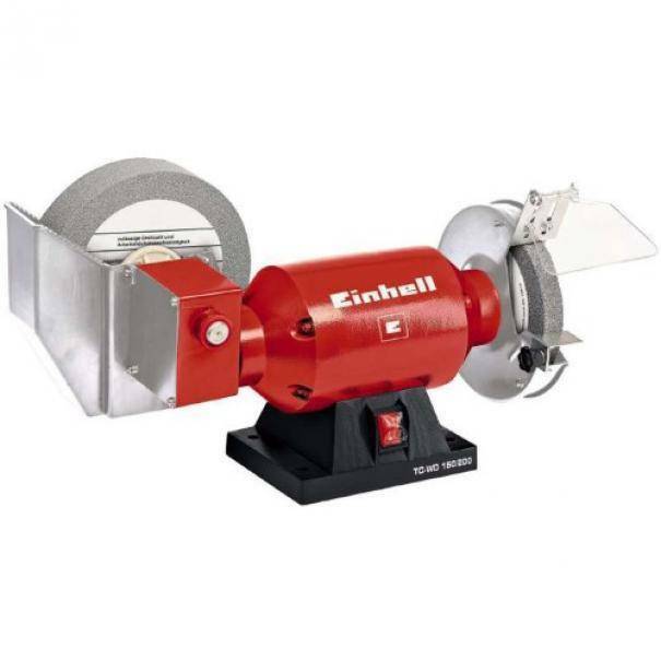 einhell einhell italia smerigliatrice doppia da banco 250w  tc-wd 150/200 4417240 - foto 1