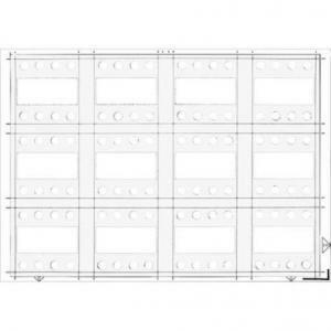 Myhome fogli a5 per comando 8 tasti bianco 3542