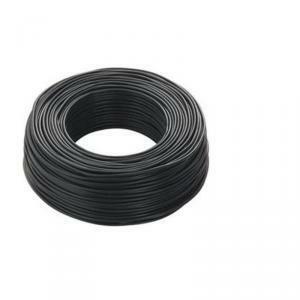 100 metri di cordina unipolare fs17 colore nero sezione 1,5mm n07v1,5ne/b100 fs17-1,5ne/b100