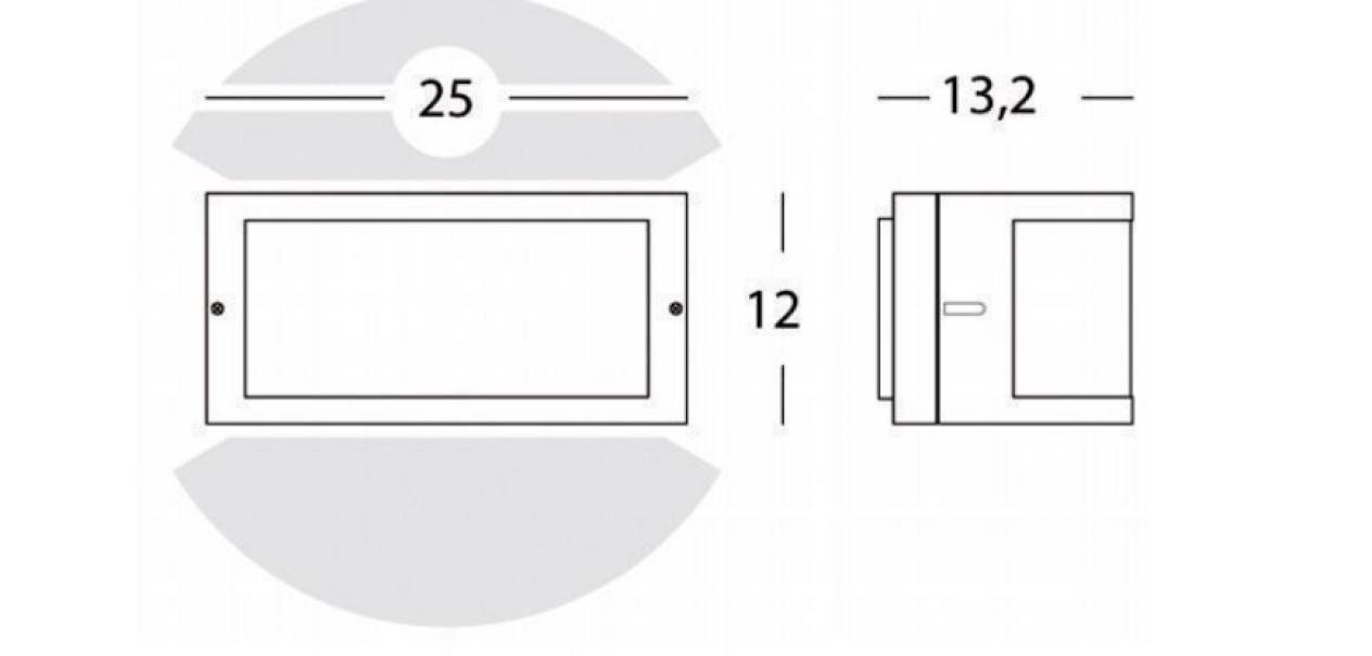 Lampada da parete Sovil Umbe Aperta 1xE27 max 60W bianco - 473/02 02