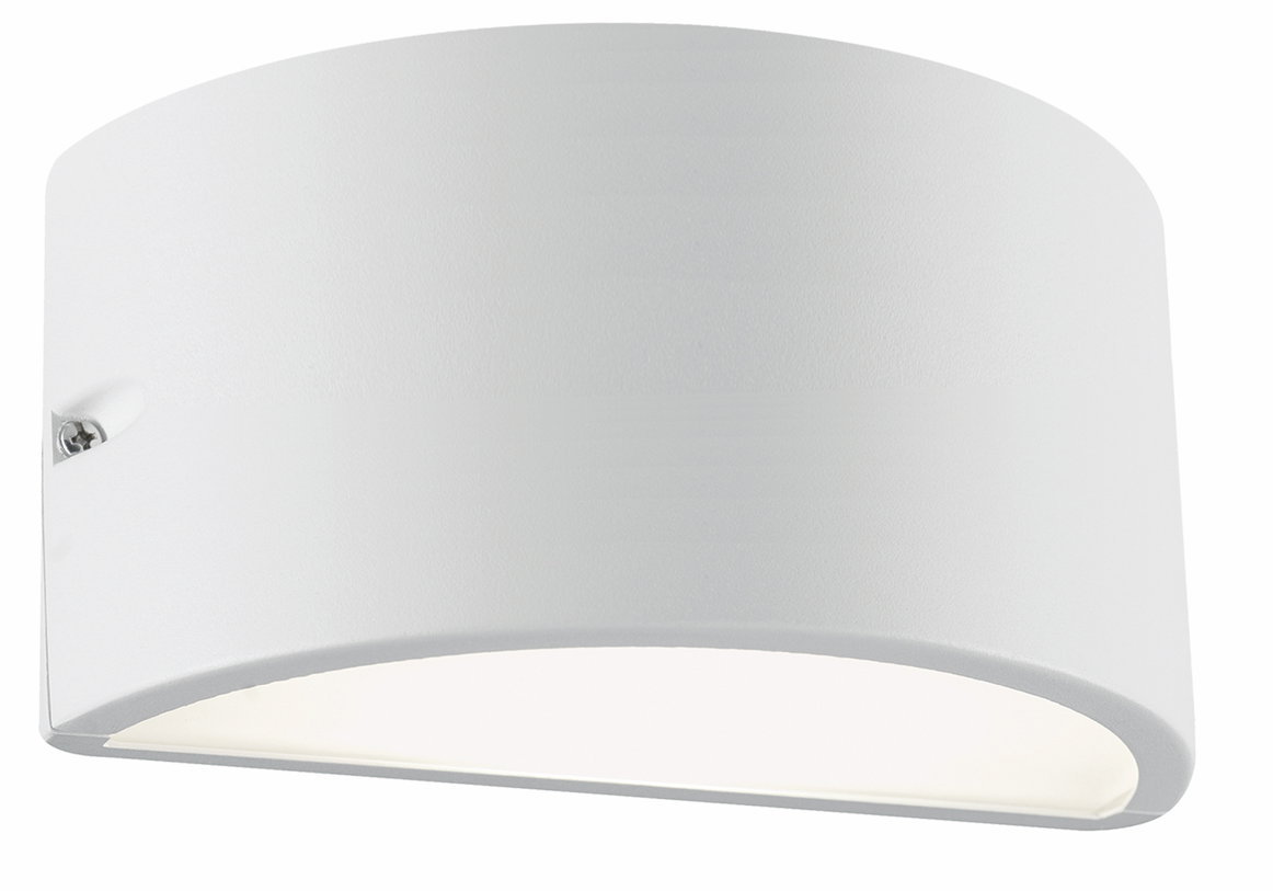 Lampada da parete Sovil Umbe chiusa 1xE27 max 60W bianco - 474/02 01