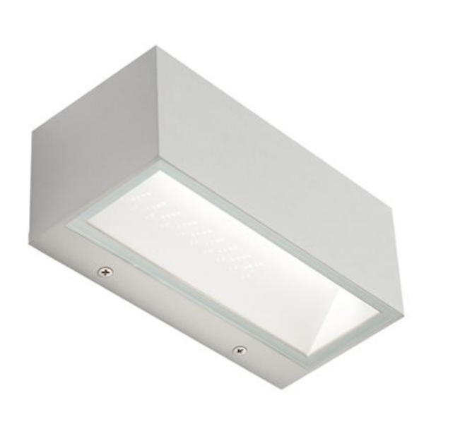 Lampada da parete led grande Sovil Box 20W 4000K bianco - 99591/02 01