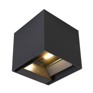 Lampada da parete led  9w 3000k nero - 11884