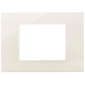 Placca  linea 3 moduli beige - 30653.41