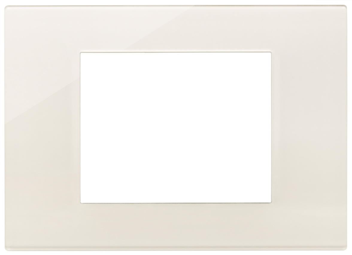 Placca Vimar Linea 3 moduli beige - 30653.41 01