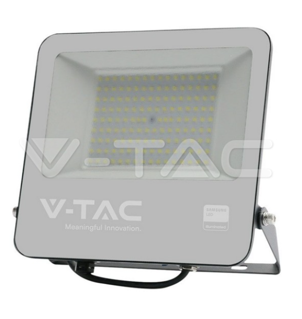 Proiettore led V-tac Chip Samsung 100W 6400K IP65 nero VT- 44104-B  -  23441 01