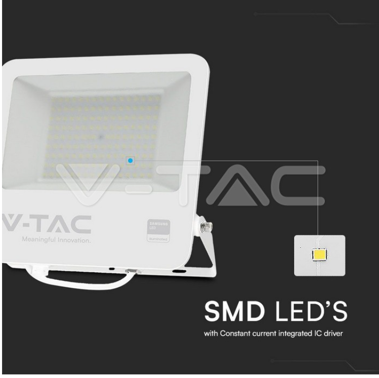 Proiettore led V-tac 100W 4000K bianco - 23442 06