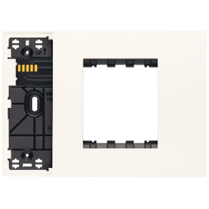 Supporto misto elettrificato  linea xt 3 moduli bianco - 32613.b