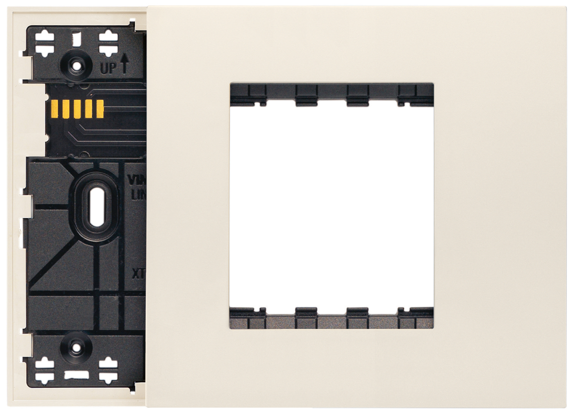 Supporto misto elettrificato Vimar Linea XT 3 moduli canapa - 32613.C 01