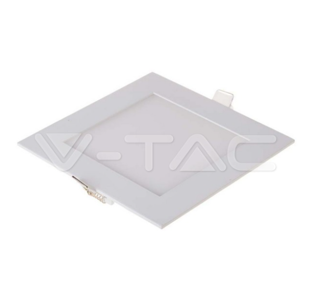 Mini pannello led V-tac quadrato da incasso 18W 6400K IP20 VT-1807 -  214871 01