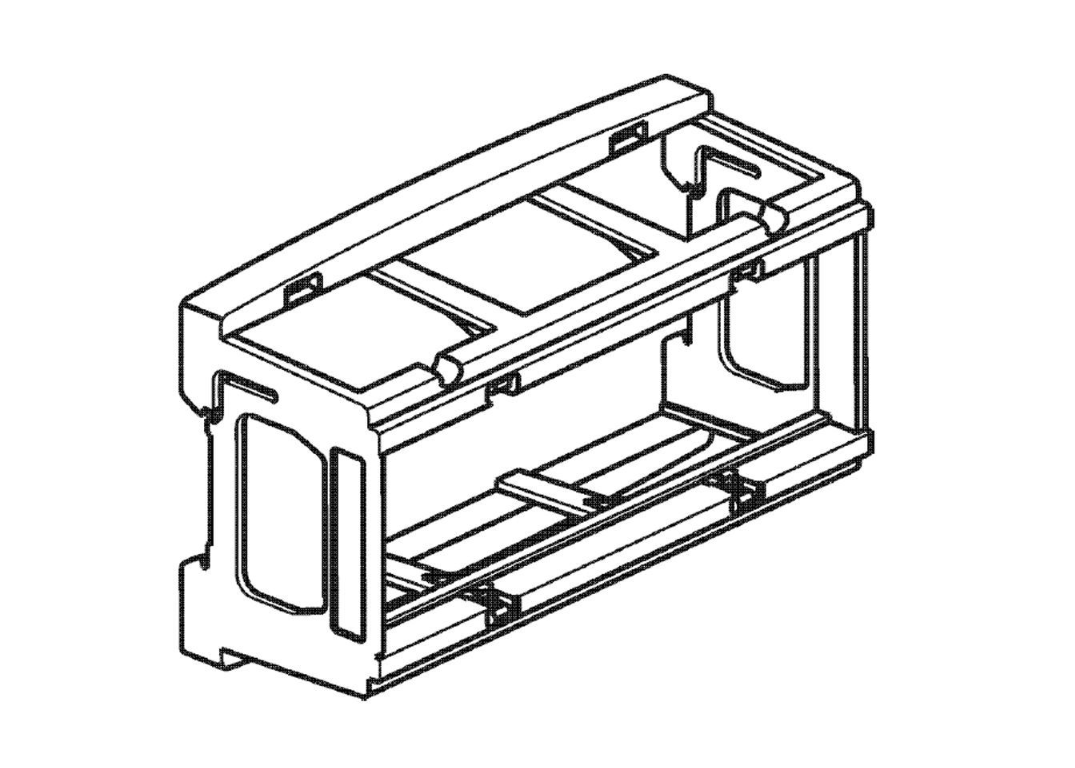 Adattatore Bticino Btdin 2M Matix o Magic - F80CMT 02