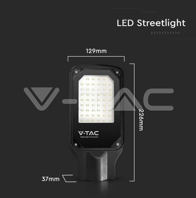 Armatura stradale led V-tac 30W 4000K VT-15035ST  -  10206 05