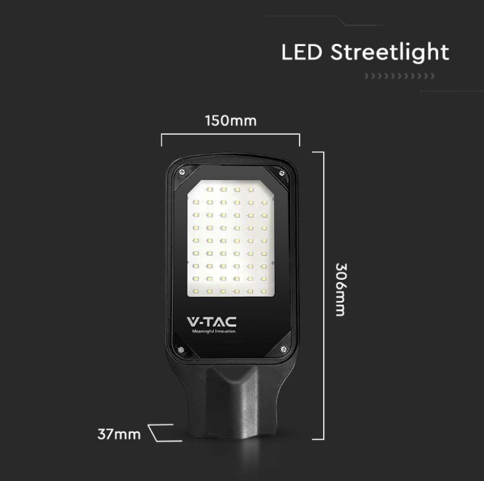 Armatura stradale led V-tac 50W 4000K IP65  VT-15057ST  - 10208 05