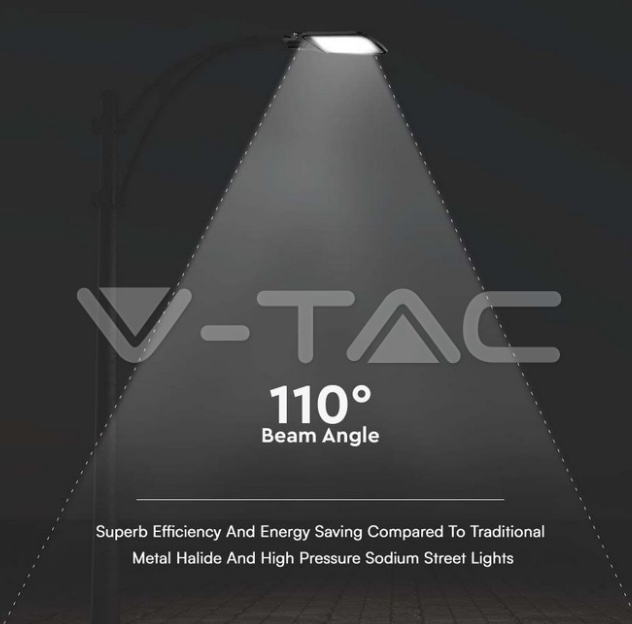 Armatura stradale led V-tac 100W 4000K nero VT-1511ST  - 10210 02