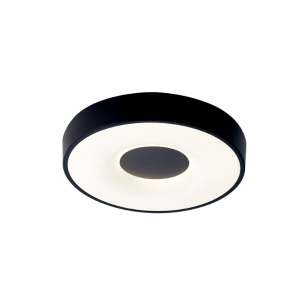 Plafoniera led  coin 56w 2700-5000k nero - 7567