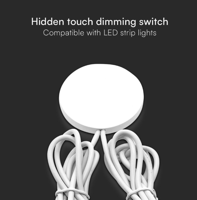 Interruttore touch dimmerabile V-tac per strisce led bianco VT-2412 - 23465 04