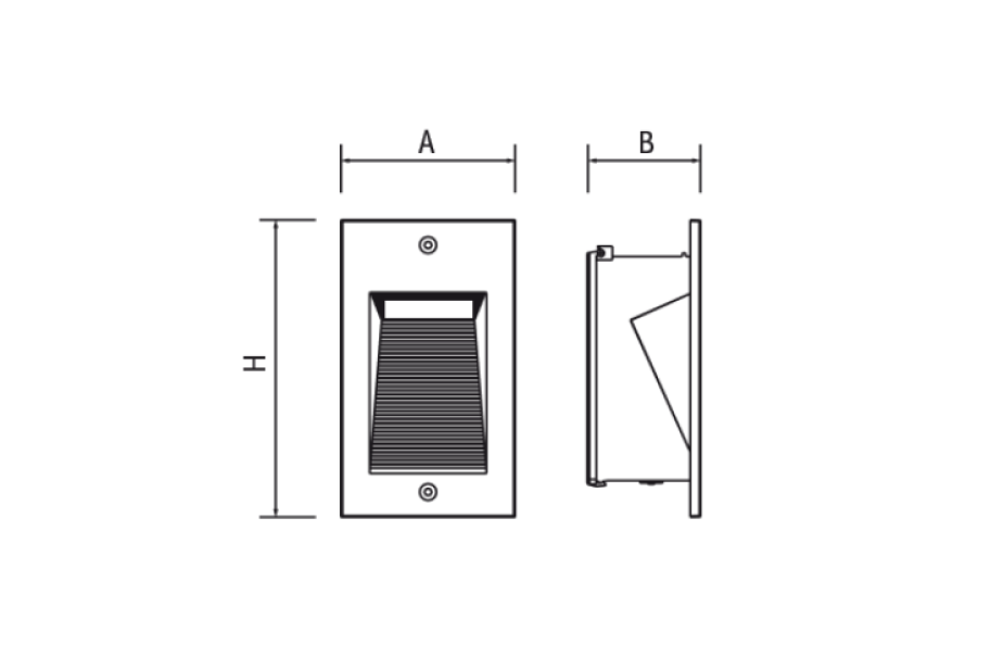 Segnapasso led Goccia Illuminazione 4.5W 3000K antracite - 5315AN3K 02