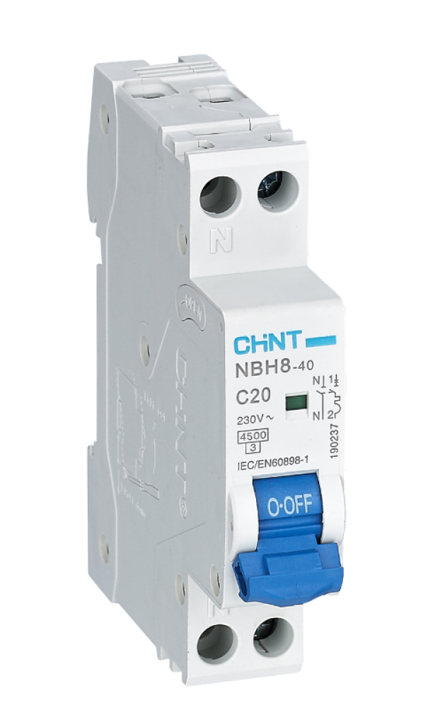 Interruttore magnetotermico compatto Chint 1P+N 1 modulo 32A 4.5kA - 190239 01