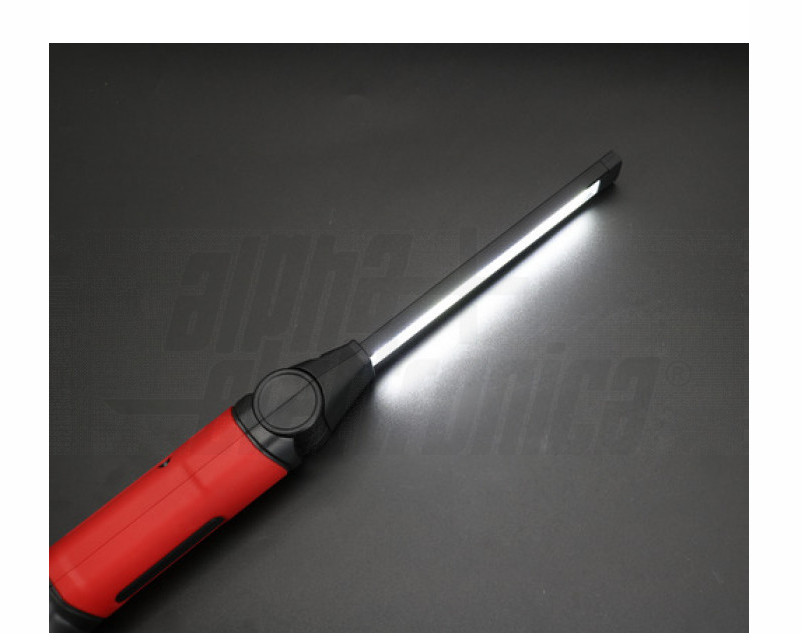 Torcia led Alpha Elettronica Serie Bend a batteria portatile 10W 6500K - JO468PW 05