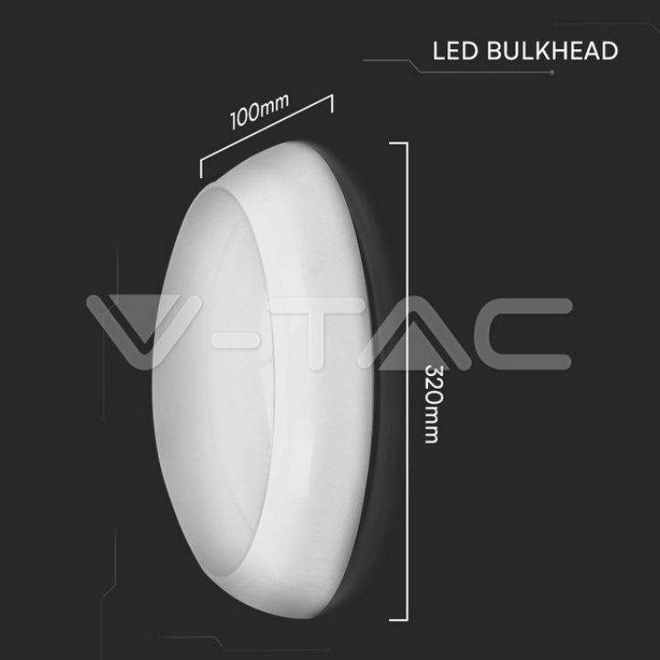 Plafoniera led V-tac 8-16-20W 3000-4000-6500K bianco VT-8603 - 801-24 03