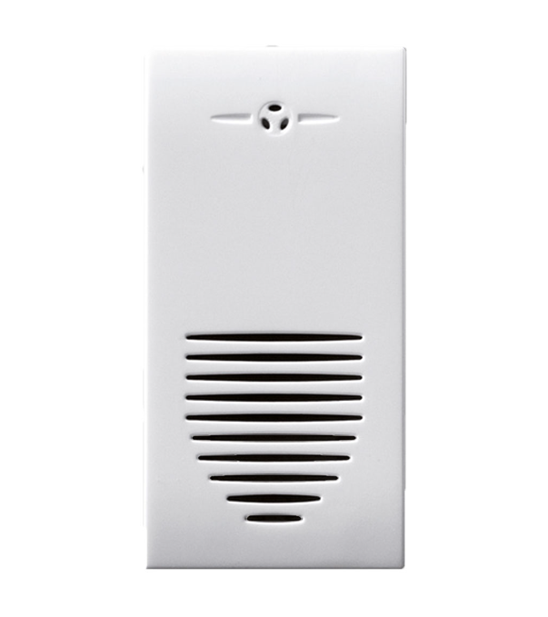 Suoneria AVE Domus S44 1 modulo 230V IP40 bianco - 441029 01