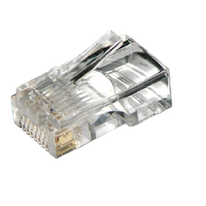 Spine rj45  cat 5e 8 poli trasparente - 287710