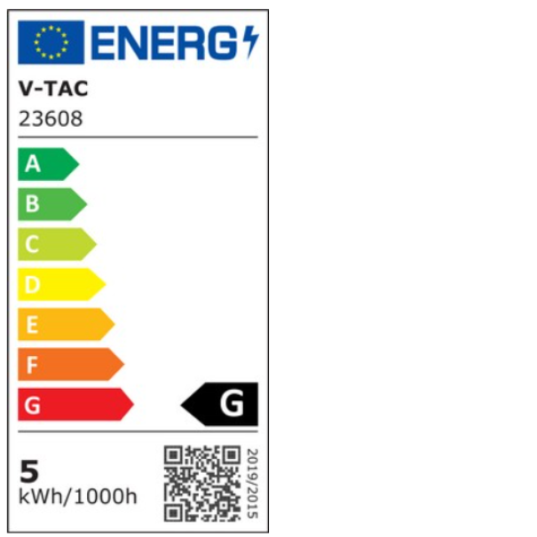 Striscia led V-tac 10W 24V 4000K VT-2835  - 23608 06