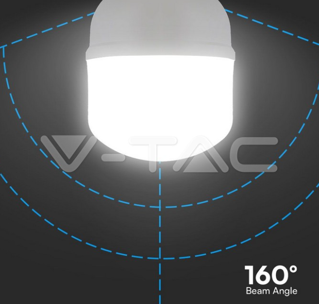 Lampadina led T120 V-tac E27 con supporto E40 40W 6500K VT-21040 -  23573 04