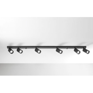 Lampada da parete e soffitto  simplie orientabile 6xgu10 nero - 777