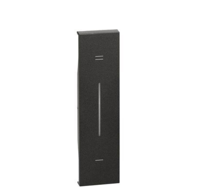 Cover per dimmer Bticino Living Now 1 modulo 3 fili nero KG19 - KG01N 01