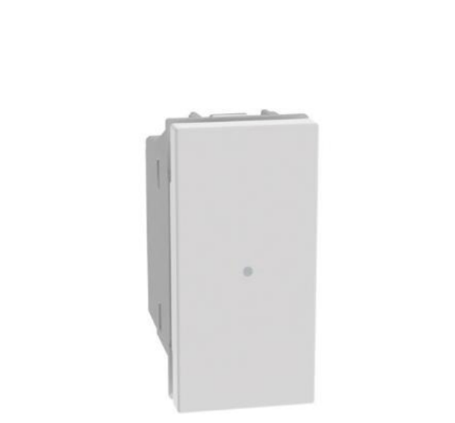 Dimmer universale a pulsante Bticino MatixGO 1 modulo bianco - JW4418 01