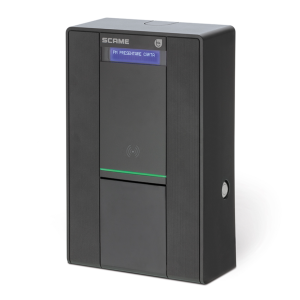 Stazione di ricarica wallbox  business 3p+n+t 32a 22kw con power meter antracite - 205.w36-d