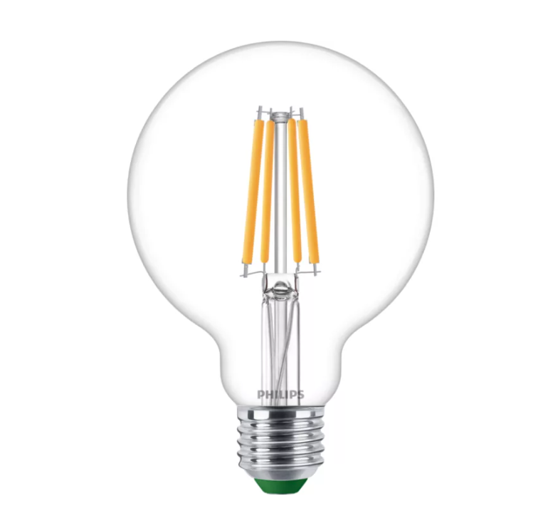 Lampadina led G95 Philips attacco E27 4W 2700K - MLG9560827A 01