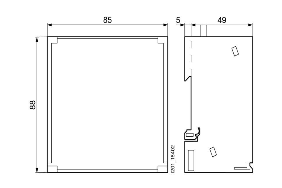 Blocco distributore Siemens 4P 80A 500V - 5ST2501 01