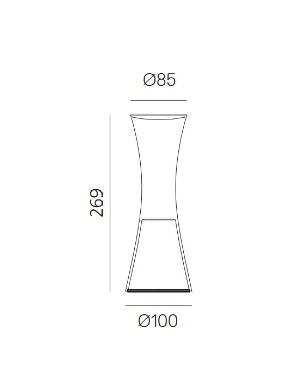 Lampada da tavolo led Artemide Come Together 2.4W 2700K alluminio - 0165W20A 02