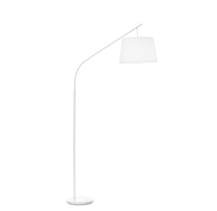 Lampada da terra Ideal Lux Daddy 1xE27 max 60W bianco - 110356 01