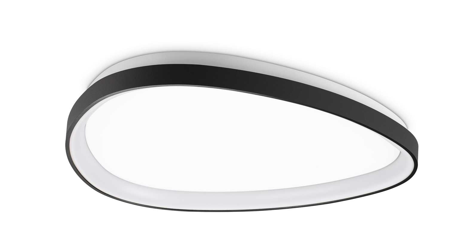 Plafoniera led Ideal Lux Gemini 29W 3000K nero - 328058 01