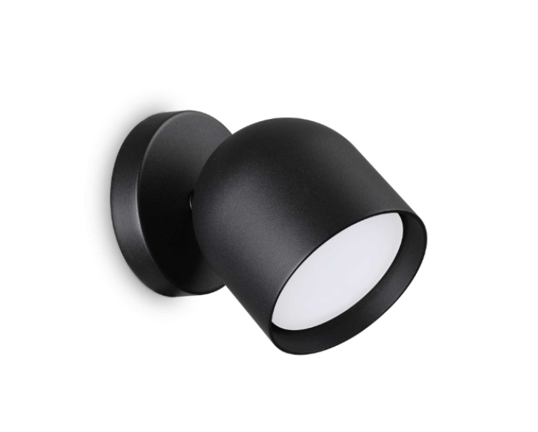 Lampada da parete Ideal Lux Dodo AP1 1xGX53 max 15W nero - 314099 01