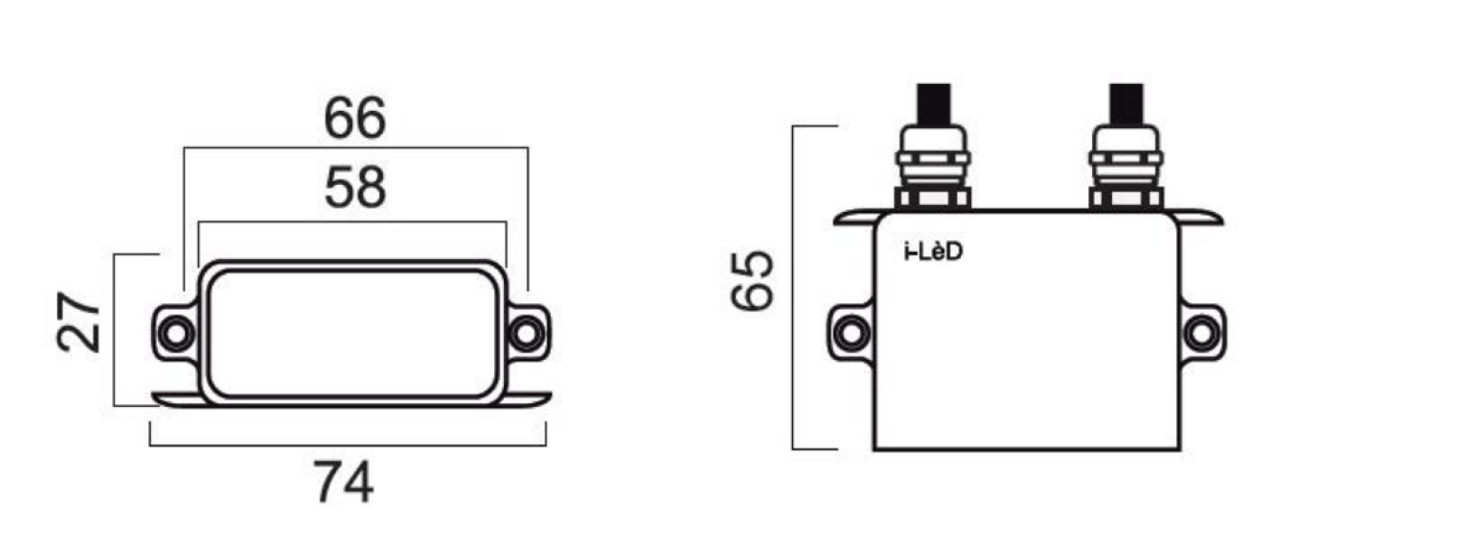 Alimentatore led Linea Light 5W 630mA IP67 - 89420 02