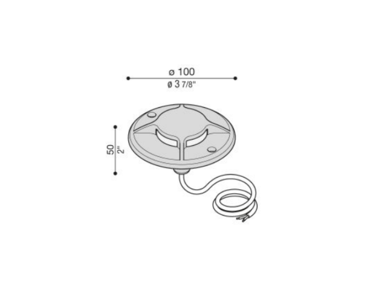 Faretto led Lombardo CNC 99 C4L 5W 4000K bianco - LL137020N 02