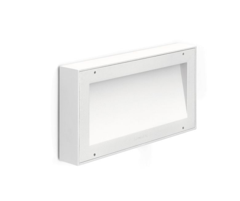 Lampada da parete led Lombardo Koi 220 9W 4000K bianco - LL121008N 01