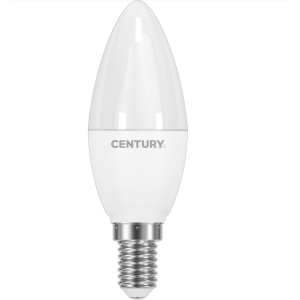 Lampadina led candela  attacco e14 8w 3000k - hr80m1-081430