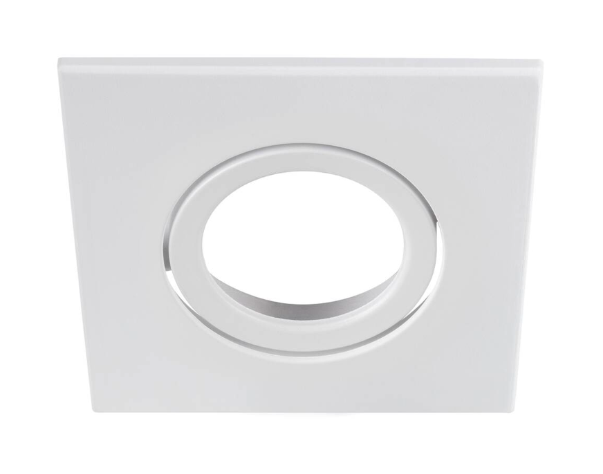 Copertura orientabile quadrata SLV Universal Downlight 8.8x8.8x0.35cm bianco - 1007185 01