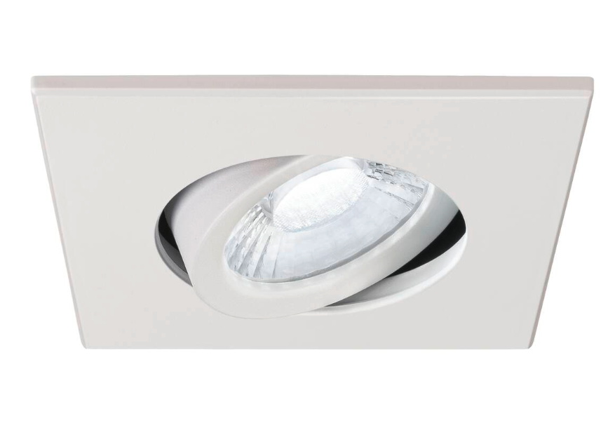 Copertura orientabile quadrata SLV Universal Downlight 8.8x8.8x0.35cm bianco - 1007185 02