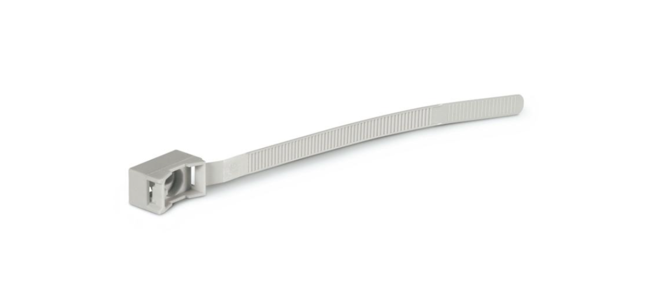 Fascetta fissatubo Scame Fixer diametro 40-63mm grigio - 860.1640 01