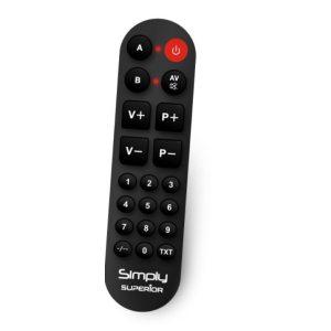 Telecomando universale tv  simply numeric 17x4.8x1.5cm nero - suptlb002