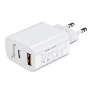 Caricabatterie  usb-a + usb-c 20w bianco - io3942101