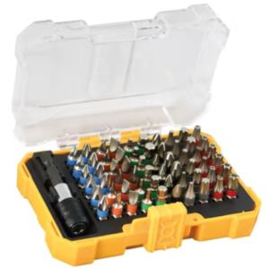 Kit di bit  con avvitatore manuale 61pz giallo - 7114630