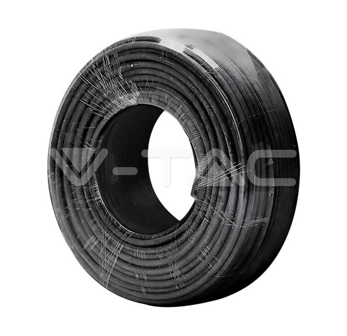 Cavo per pannello solare V-tac 1x4mm2 da 50m nero - 11822 01