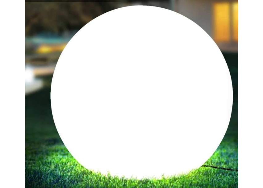 Sfera luminosa led RGB a energia solare Velamp Solar Nova XL 0.4W 3000K bianco - SL532 03